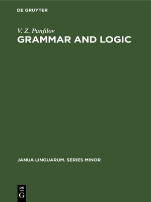 cover image of Grammar and Logic
